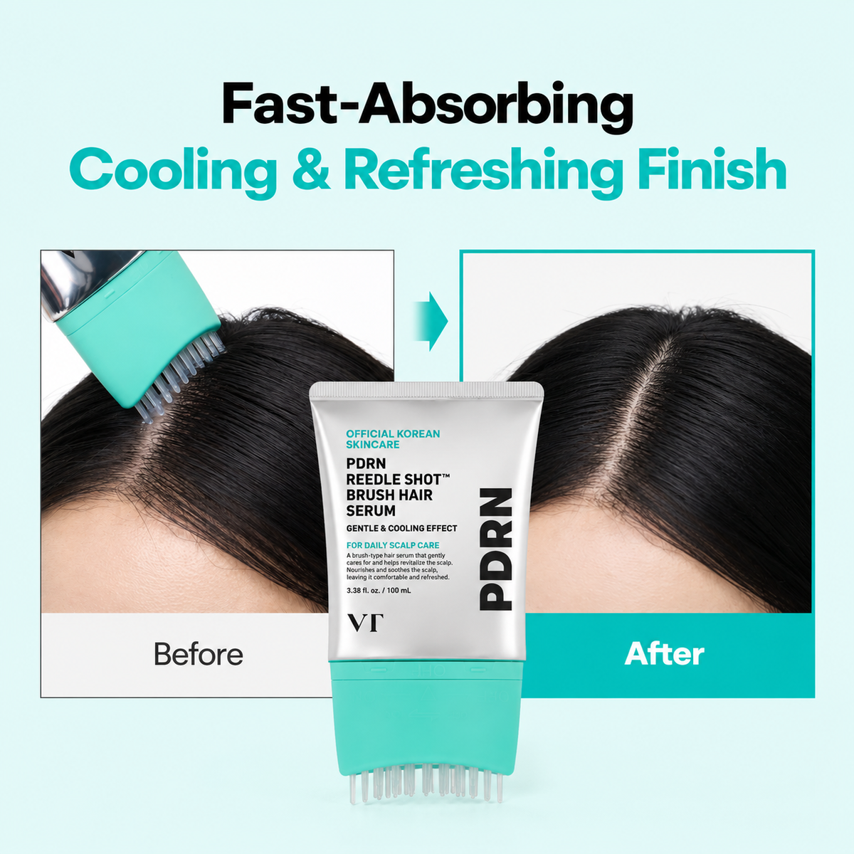 Hair Serum for a Bristle Brush
