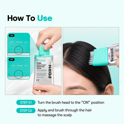 Hair Serum for a Bristle Brush