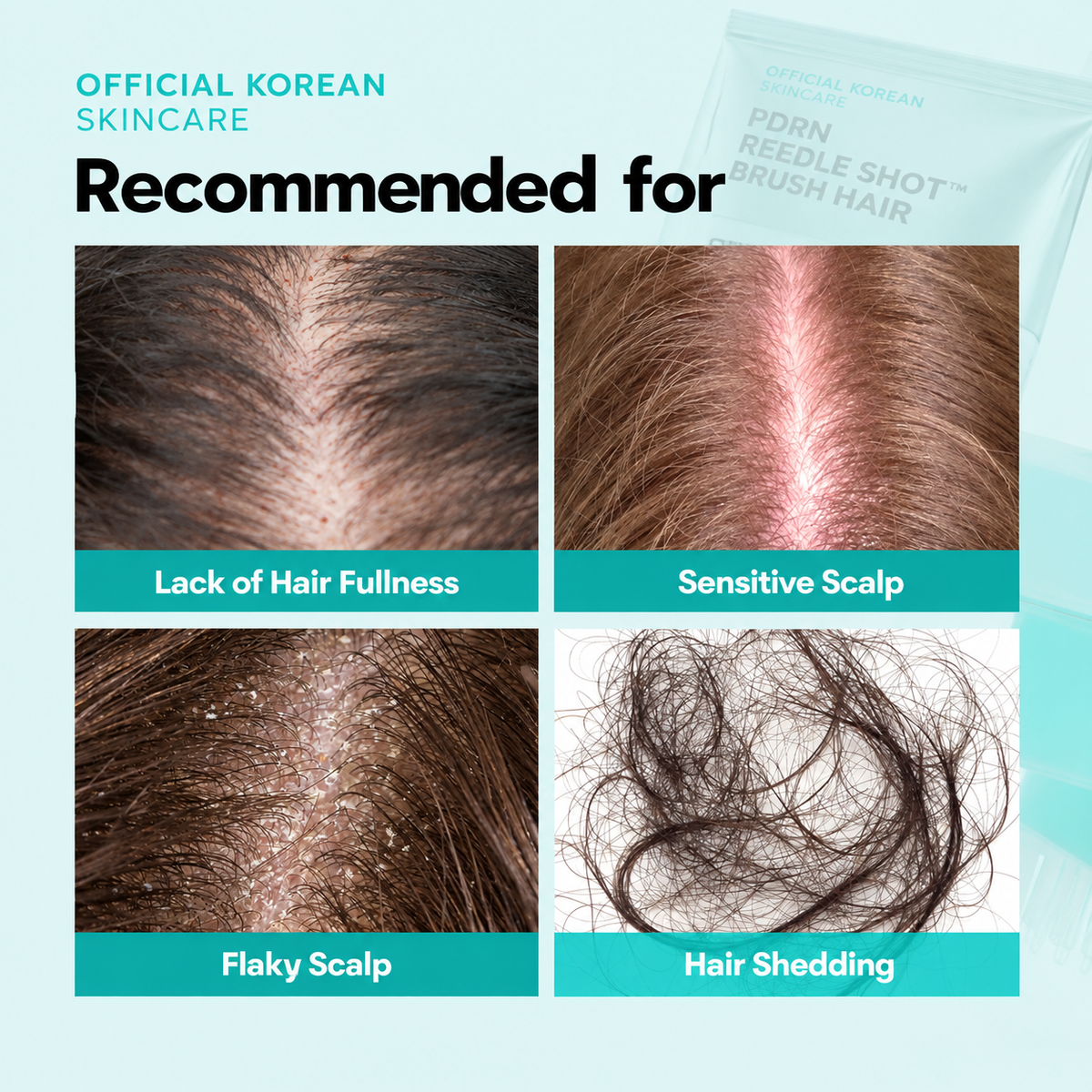 Hair Serum for a Bristle Brush